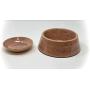 TarHong Hammered Copper Pet Bowl & Saucer Dog Bowl Cat Bowl Houseware Set. Premium Grade Dog Cat Food & Water Bowls