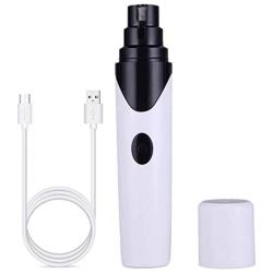 Dog Nail Grinder USB Rechargeable, Electric Dog Nail Trimmer Clipper, Powerful Electric Nail Trimmer Paws Grooming Trimming for S/M/L Dogs Pets, Painless Paws Grooming and Smoothing for Cats Dogs