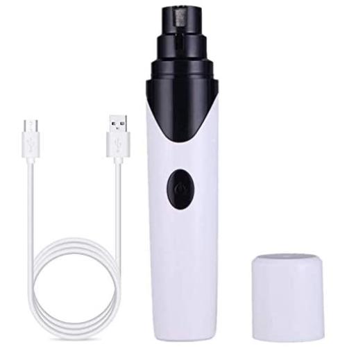 Dog Nail Grinder USB Rechargeable, Electric Dog Nail Trimmer Clipper, Powerful Electric Nail Trimmer Paws Grooming Trimming for S/M/L Dogs Pets, Painless Paws Grooming and Smoothing for Cats Dogs