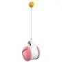 guoyan Tumbler Swing for Cats Kitten Interactive Balance Car Chasing with Catnip Funny Pet Products Feather Toy
