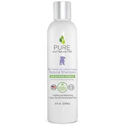 Pure and Natural Pet - Tearless and Calming Puppy Natural Shampoo Lavender 8 oz, Clear (PN2518OZ)