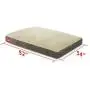 Brindle Shredded Memory Foam Dog Bed with Removable Washable Cover-Plush Orthopedic Pet Bed