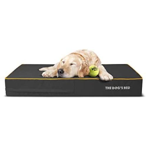 The Dog’s Bed Orthopedic Dog Bed, Premium Memory Foam S-XXXL, Waterproof, Dog Pain Relief for Arthritis, Hip & Elbow Dysplasia, Post Surgery, Lameness, Senior Supportive, Calming Bed, Washable Cover