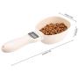 Ejoyous Pet Food Measuring Scoop Precise Dog Food Measuring Cup with LCD Display Digital Scale Spoon Detachable Cup Portable Feeding Bowls for Measuring Pets Food