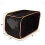 A4Pet 27'' Pet Car Travel Crates Carrier for Medium Dog, Puppy and Cats