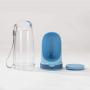 ZXCVB Dog Water Bottle for Walking, Leak Proof Portable Pet Water Dispenser with Hand Rope, for Small Medium Large Dogs