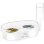 Joytale Cat Food and Water Bowls, Detachable Glass Feeder Bowl for Kitten, No-Spill Pet Bowl with Automatic Water Dispenser Joytale Cat Food and Water Bowls, Detachable Glass Feeder Bowl for Kitten, No-Spill Pet Bowl with Automatic Water Dispenser