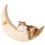 MYZOO Luna: Wall Mounted Cat Bed, Wooden Cat Furniture, Floating Cat Perch, Cat Tree, Cat Shelves