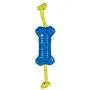 Hero Action, Happy Bone Dog Toy, Soft Rubber Rope Bone, Great for Treat Dispensing & Tug of War Hero Action, Happy Bone Dog Toy, Soft Rubber Rope Bone, Great for Treat Dispensing & Tug of War