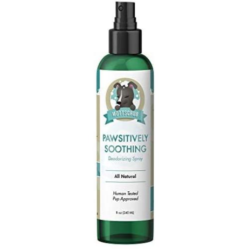 MUTTSCRUB Pawsitively Soothing Bundle: (1) Dog Anti Itch Shampoo, (1) Natural Deodorant Spray, and (1) Healing Antibacterial Lotion for Dry Itchy Skin, Paws, Hot Spots, Dermatitis
