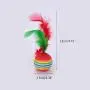 avbxcuecc 5pcs/Set Cat Ball Toys with Feather Pets Kitten Teaser Interactive Funny Supplies avbxcuecc 5pcs/Set Cat Ball Toys with Feather Pets Kitten Teaser Interactive Funny Supplies