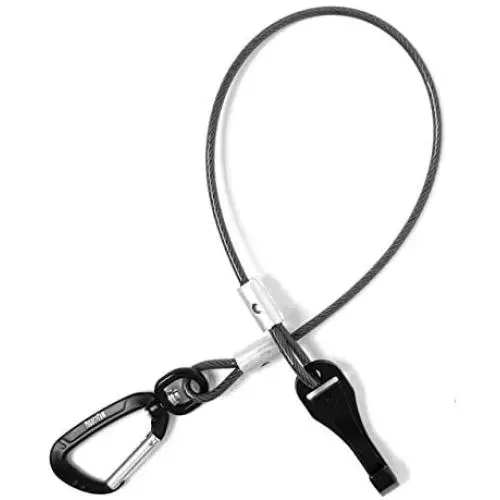 Mighty Paw Chew-Proof Dog Seat Belt - Steel Cable Safety Belt, Steel Braided Cord and Rock Climbers Carabiner