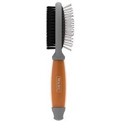 WAHL Double Sided Brush with Soft Grip Gel Handle