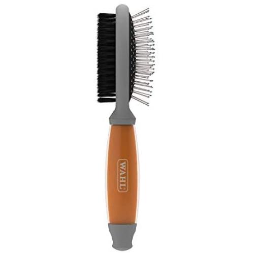 WAHL Double Sided Brush with Soft Grip Gel Handle