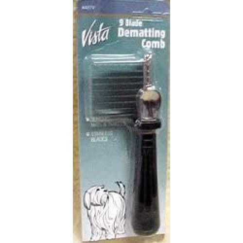 Millers Forge Vista Dematting Dog Cat Pet Grooming Comb 9 Blade