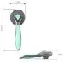 ZEARE Pet Grooming Tool Grooming Brush Deshedding Tool for Pet Gently Removes Long and Loose Undercoat