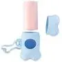 Dog Pet Waste Poop Bags Scented with Lavender in Rainbow Pastel with Leash Clip and Dispenser (1000 Bags, Lavender)