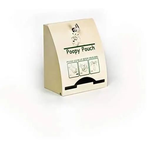 POOPY POUCH Express Indoor/Outdoor Mountable Dog Waste Bag Dispenser, Beige POOPY POUCH Express Indoor/Outdoor Mountable Dog Waste Bag Dispenser, Beige