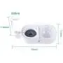 ELSPET 2 in1 Cats Gravity Waterer/Cats Food Bowl, Anti-Spill Raised Side/Anti-Slip Base, Pet Automatic Water Dispenser with Detachable Bowl and 500ml Water Bottle ELSPET 2 in1 Cats Gravity Waterer/Cats Food Bowl, Anti-Spill Raised Side/Anti-Slip Base, Pet Automatic Water Dispenser with Detachable Bowl and 500ml Water Bottle