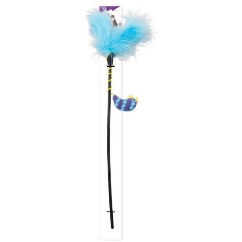 Ethical Pets Fun Knits Fish Teaser Wand Catnip Toy