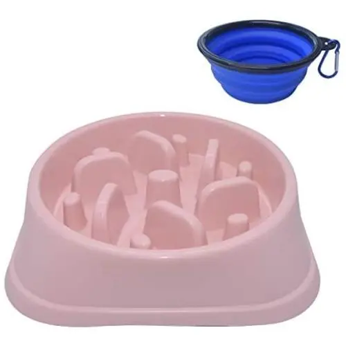 mascota Dog Slow Feeder Bowl, Non Slip Puzzle Bowl - Anti-Gulping Pet Slower Food Feeding Dishes Eco-Friendly Durable Non-Toxic Preventing Choking Healthy Design Bowl for Dog Pet mascota Dog Slow Feeder Bowl, Non Slip Puzzle Bowl - Anti-Gulping Pet Slower Food Feeding Dishes Eco-Friendly Durable Non-Toxic Preventing Choking Healthy Design Bowl for Dog Pet