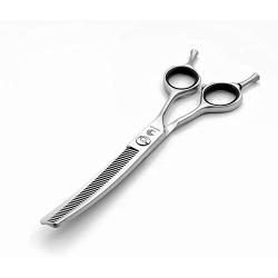 TIJERAS 6.5'' Professional Dog/Pet Grooming Scissors Thinning Shears Dog Cutting Scissors Japanese 440C 46-Teeth for Pet Groomer or Home Use