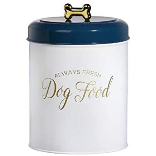 Amici Pet Maltese Metal Food Canister, 140oz