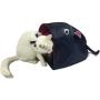 Oliwis Pet Cat Kitty Sleeping House Bed Portable Cat Tent Tunnel Interactive Play Toy