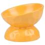 LIONWEI LIONWELI Ceramic Raised Cat Bowls, Tilted Elevated Food or Water Bowls, Stress Free, Backflow Prevention, Dishwasher and Microwave Safe, Lead & Cadmium Free