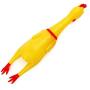 KCHEX A Screaming Yellow Rubber Chicken Dog Toy Non Toxic Bite-Resistant Squeaky Toy Lovely Baby Dog Safe Latex Rubber Pet Toy Gift