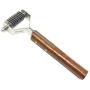 CYNAMED Pet Grooming Tool - Undercoat Rake for Cats & Dogs - Premium Trimmer Coat King Blade - Safe Dematting Comb for Easy Mats & Tangles Removing - No More Nasty Shedding and Flying Hair (Blade)