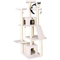 Armarkat B8201 82'' Classic Cat Tree Model, Ivory