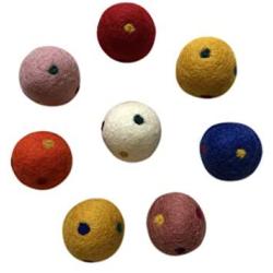 Three Drops of Life Wool Ball Cat Toys, Eco Friendly Safe for Cats Ferrets and Small Animals, Safe Pet Balls for Indoor and Outdoor Use