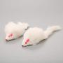 1 pcs 18 cm Cat Pet Toys Fur Cat Long-Haired Tail Feathers Mice Mouse Rabbit Cat Dog Toys