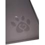 Silicone Waterproof Pet Food Mat 19“x 12”Grey- Anti-Slip Food Grade Cat Dog Puppy Kitty Bunny Rabbit Bowl Mat, Feeding Cushion for Under Pet-Food Bowls Water Dishes - Anti-Spills, Anti-Wet, Anti-Messy
