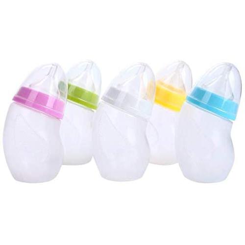 SILVERWING Pet Feeding Bottle, Nurser Bottle for Baby Small Cats Dogs, Professional Feeding Nipple Bottle for Kitten Puppy Small Animals-180ML, Random Color