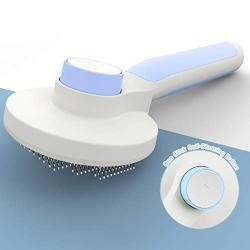 ibestbuy Self Cleaning Slicker Brush for Dogs and Cats,Shedding and Grooming Short & Long Haired Pets,Removing Loose Undercoat,Mats,Knots and Tangled Hair,Massage Pet Skin