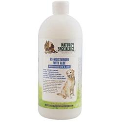 Natures Specialties Re-moisturizer with Aloe Conditioner for Dogs Cats, Non-Toxic Biodegradable