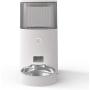 Kispets Pet Smart Feed Feeder with App， 2.5L Capacity, About 1.4kg Food Storage,for Intelligent Feeding of Cats and Dogs (White)