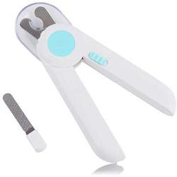 TLOG Cat Dog Nail Clippers and Trimmers, Pet Nail Clippers with LED Light to Avoid Over Cutting, Safety Guard & Free Nail File, Professional Grooming Tools for Large Medium Small Dog Cat and Animals
