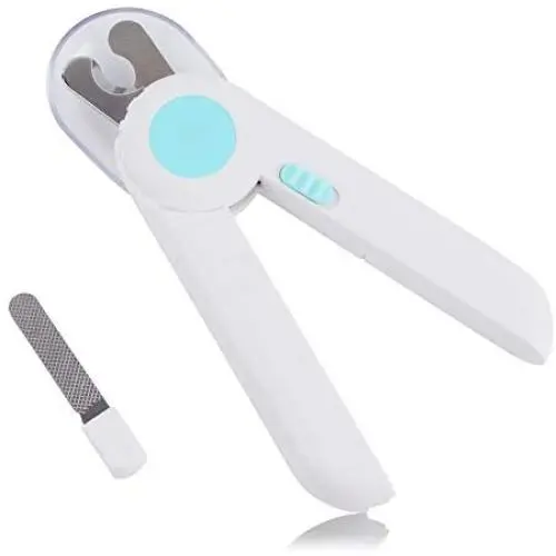 TLOG Cat Dog Nail Clippers and Trimmers, Pet Nail Clippers with LED Light to Avoid Over Cutting, Safety Guard & Free Nail File, Professional Grooming Tools for Large Medium Small Dog Cat and Animals
