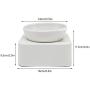 YUNDING Magnetic Force Cat Dog Bowl Raised Cat Food Water Bowl 0-30°Adjustable Tilted Pet Bowl No-Spill Tilted Elevated Cat Bowl for Cats Small Dogs Protect Pets Spine