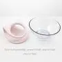 ZEXPRO Transparent Plastic Bowl Elevated Stand Detachable for Cats and Small Dogs with Anti Slip Tilted Design 15 Degree Pet Food Water Feeder ZEXPRO Transparent Plastic Bowl Elevated Stand Detachable for Cats and Small Dogs with Anti Slip Tilted Design 15 Degree Pet Food Water Feeder