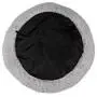 Mind Reader Plush Faux Fur Donut Pet Cuddler, Shaggy Round Comfortable Bed for Dogs, 23'' x 23'', Gray Mind Reader Plush Faux Fur Donut Pet Cuddler, Shaggy Round Comfortable Bed for Dogs, 23'' x 23'', Gray