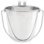 Fuzzy Puppy Pet Products Heavy Duty Flat Sided Pail Dual Hooks Quart Pet feeder Fuzzy Puppy Pet Products Heavy Duty Flat Sided Pail Dual Hooks Quart Pet feeder