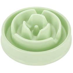 JANEMO Dog Bowl,Slow Feeder Dog Bowl, Slow Dog Bowl Use for Pet Puppy Healthy Eating Diet, Green