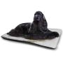 DayDayFun Going Away Party Cute Pet Mat Time to Say Goodbye Hand Writing Ink Pen and Paper Artwork Print Pet Mats are Not Sticky Pale Yellow Black