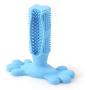 NA Dog Toy Dog Chew Toys Dogs Toothbrush Pet Molar Tooth Cleaning Brushing Stick Doggy Pets Oral Care Stick Bite Toys Pet Supplies,Blue,M:126mm125mm