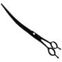 9'' Professional Pet Dog Grooming Scissors Suit Cutting&Down-Curved Shears Kit (9 Inch, Black Curved Downward)