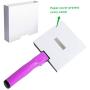 BOTH WINNERS Reversible Stainless Steel Curry Comb with Soft Touch Grip